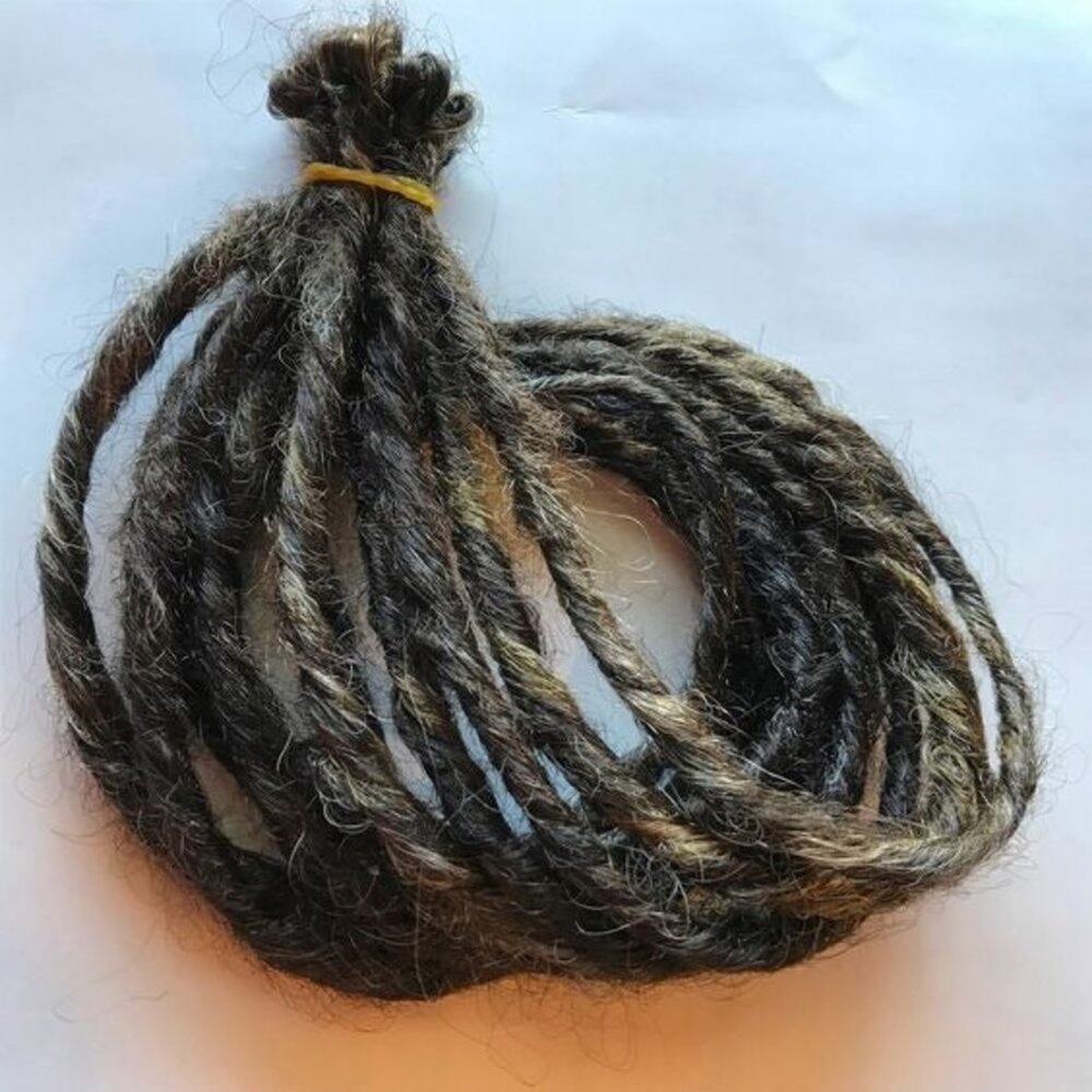 10 SE Single Ended Medium Brown Blend Dreads Dreadlocks Hair Extensions